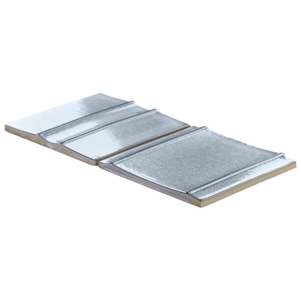 Ivy Hill Tile Metaru 5.82 In. X 5.82 In. 3D Polished Porcelain Wall Tile (7.82 Sq. Ft. / Case)