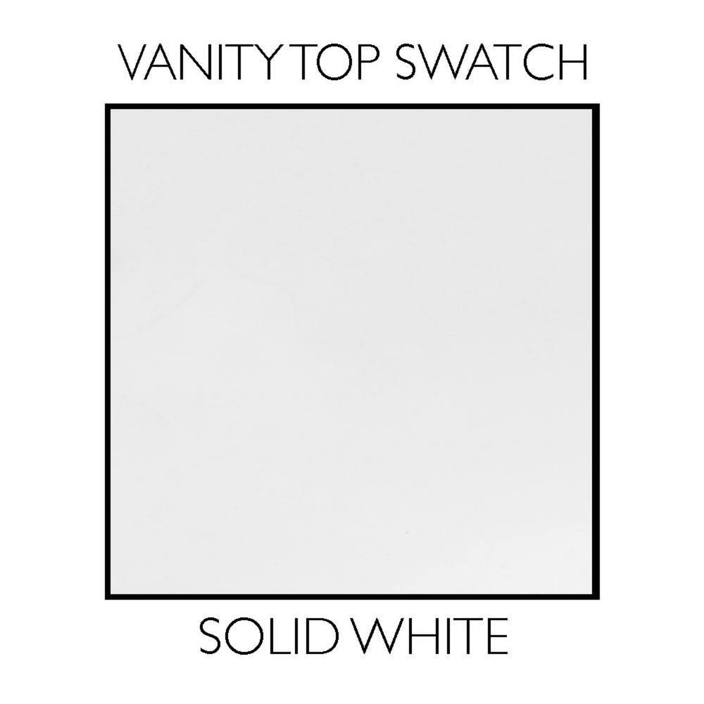 73 Inch Cultured Marble Vanity Top Two Sinks with Backsplash, White