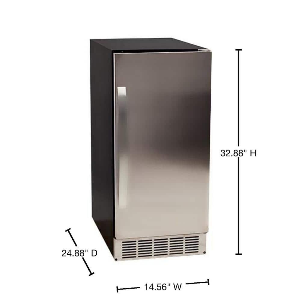 EdgeStar EdgeStar 50 Lb. Daily Production Cube Clear Ice Freestanding Ice Maker