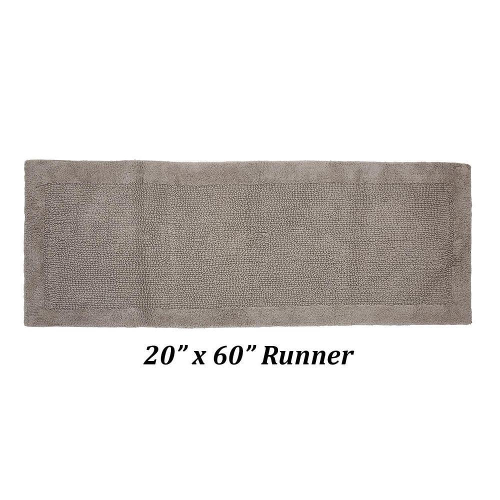 Better Trends Edge 100% Cotton Tufted Reversible Bath Rug 20" x 60" Runner - Beige