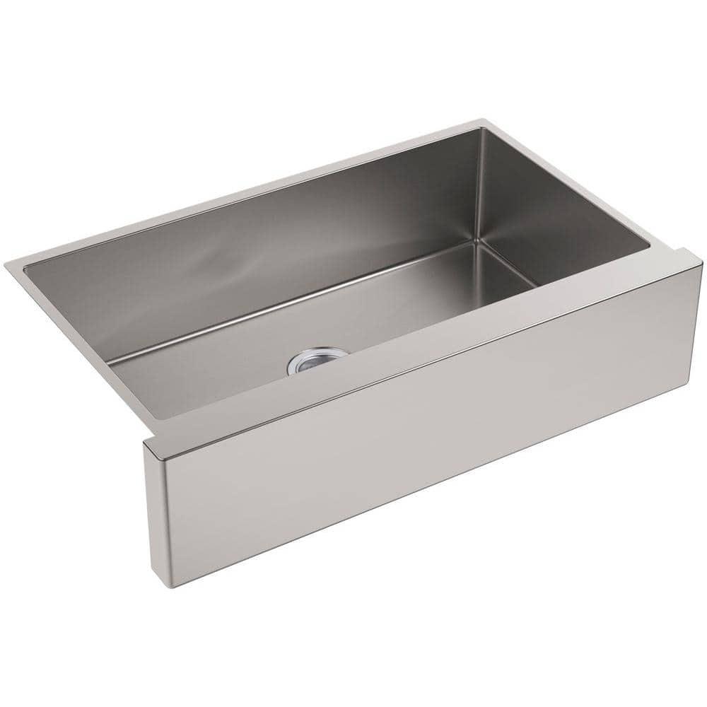 Strive 36" Stainless Steel Farmhouse Undermount Single-Bowl Kitchen Sink