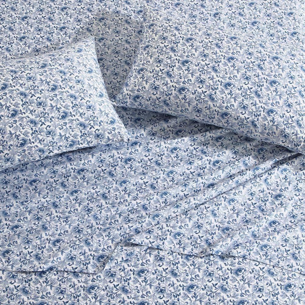 Laura Ashley Laura Ashley Printed Cotton Sateen Pillowcase Set (Set of 2)