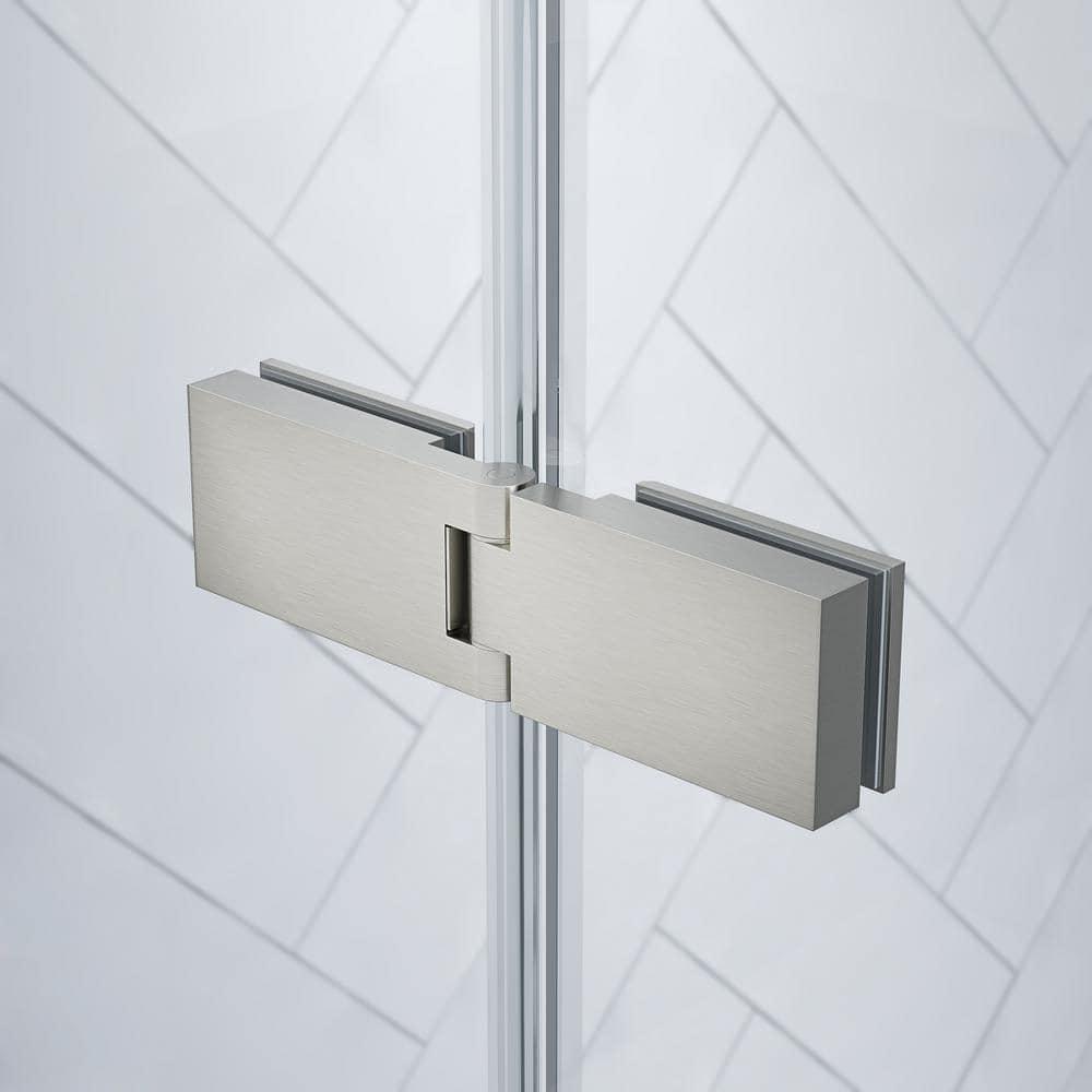 Ove Decors Endless Tampa 73" W x 72" H Alcove Frameless Shower Kit, Door, 2 Panel TA1460400