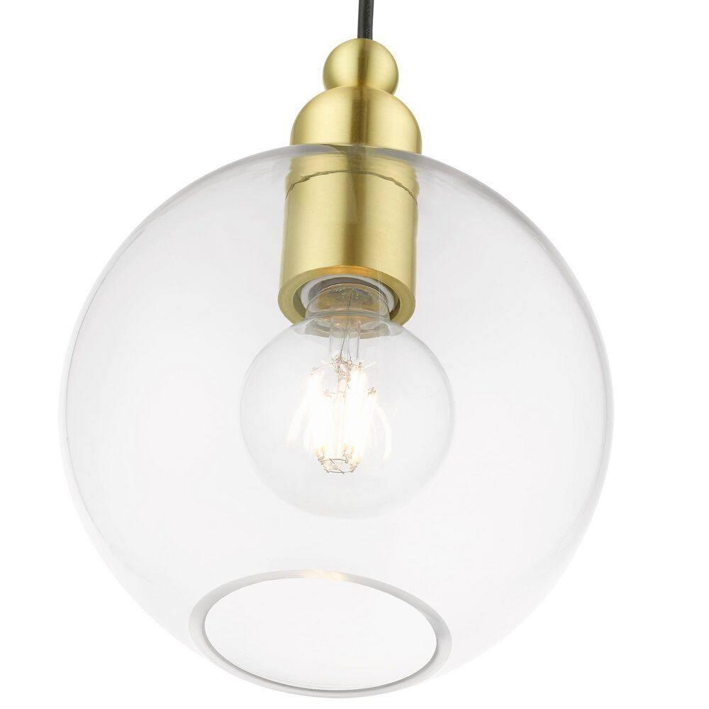 Livex Lighting Downtown 1 - Light Pendant in  Satin Brass