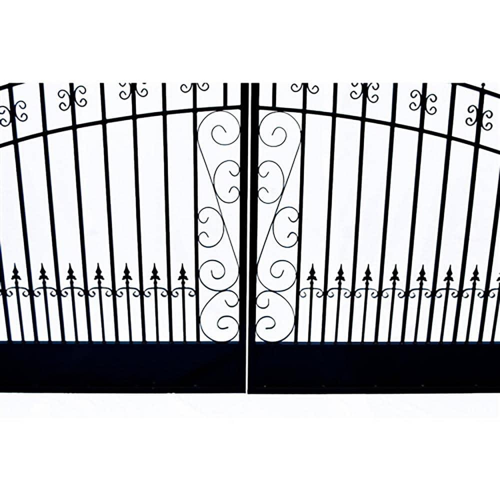 ALEKO Steel Dual Swing Driveway Gate - VENICE Style