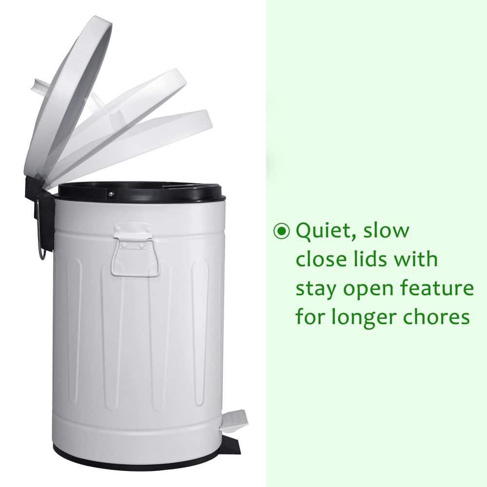 Innovaze Metal Step On Kitchen Trash Can - 3.2 Gallons