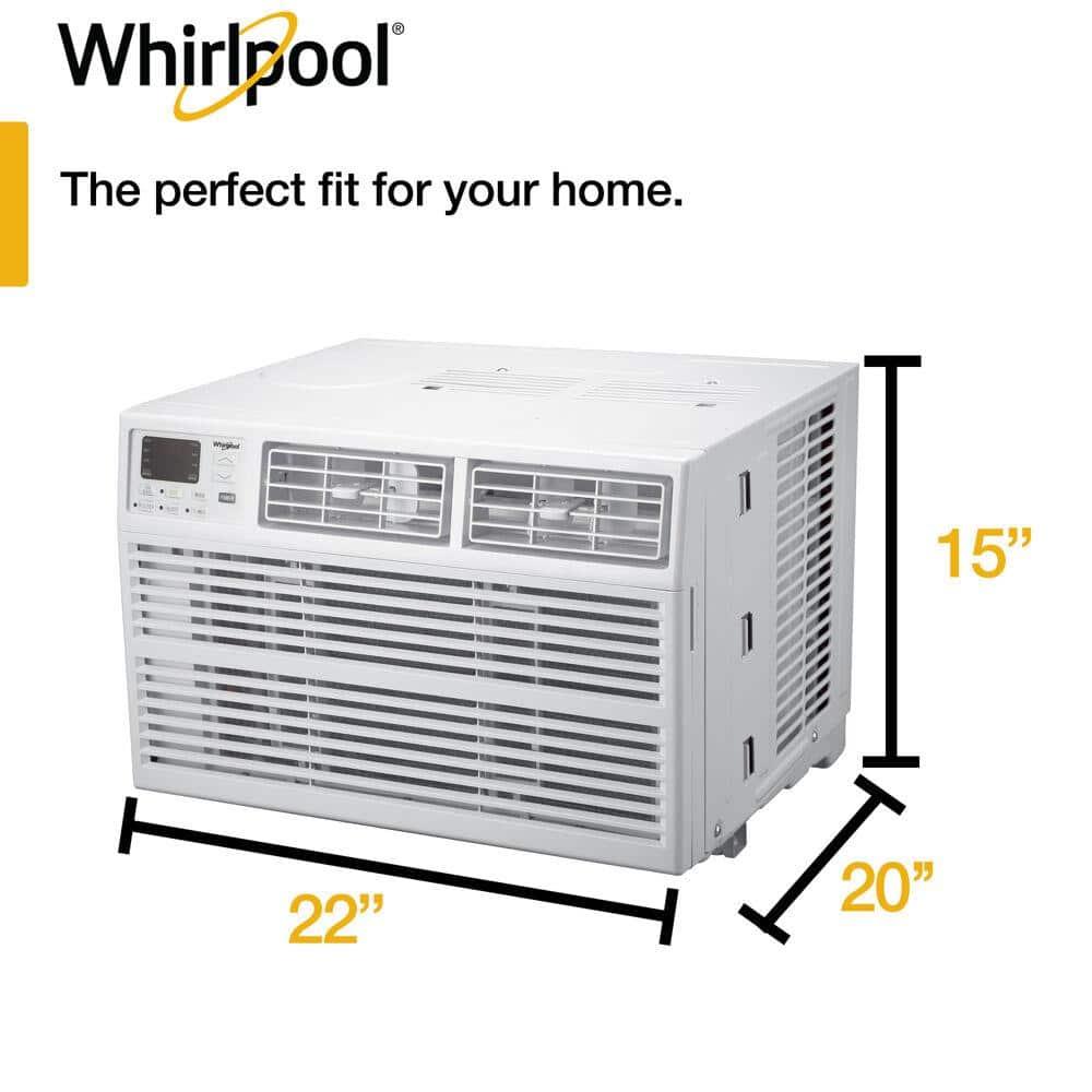 Whirlpool 12000 BTU Energy Star Window Air Conditioner for 550 Square Feet with Remote Included