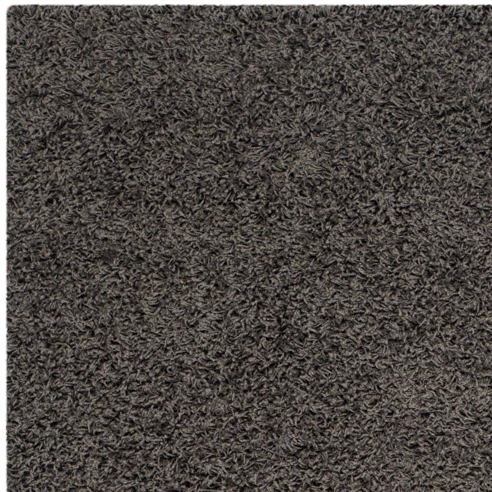 Athens Shag SGA119 Power Loomed Indoor Area Rug - Dark Grey - 5'1"x7'6" - Safavieh