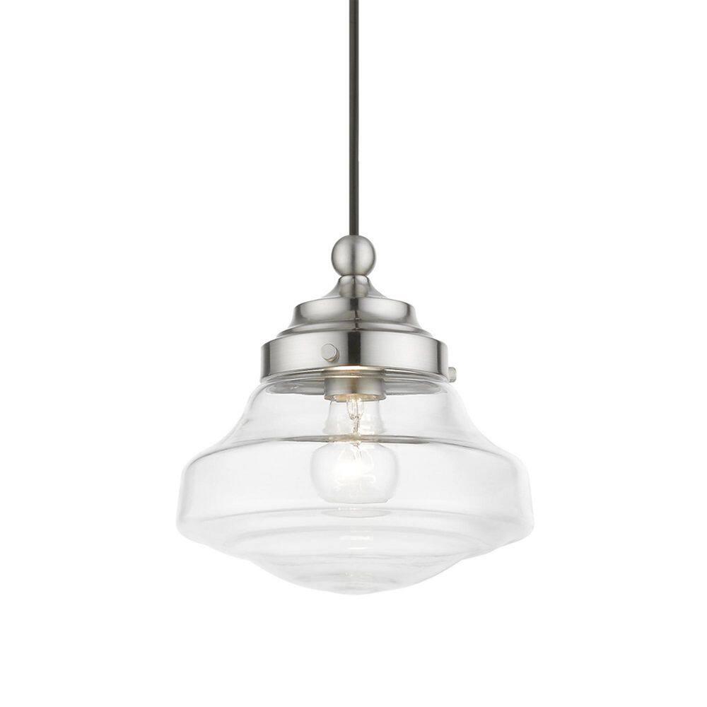 Livex Lighting Avondale 1 - Light Pendant in  Brushed Nickel