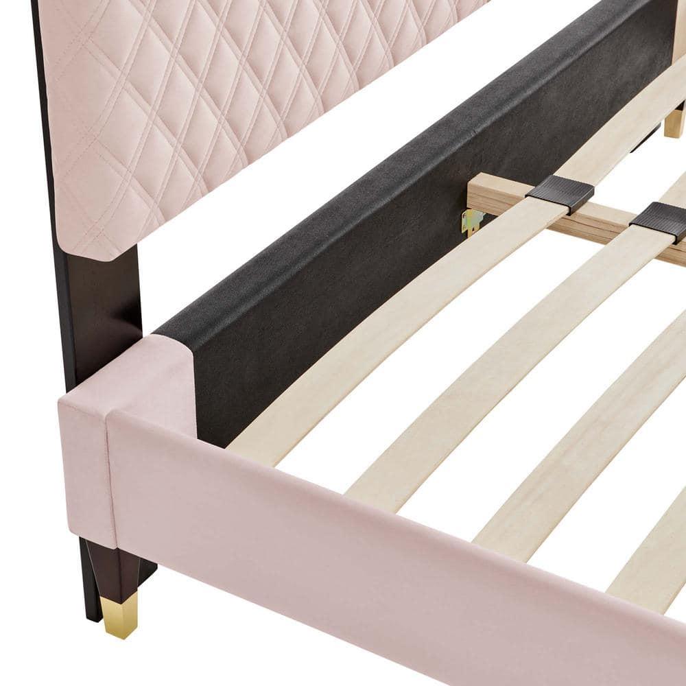 Modway Harlow King Performance Velvet Platform Bed Frame