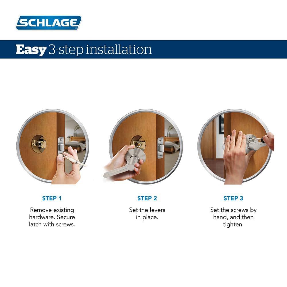 Latitude Non-Turning Lock Door Lever