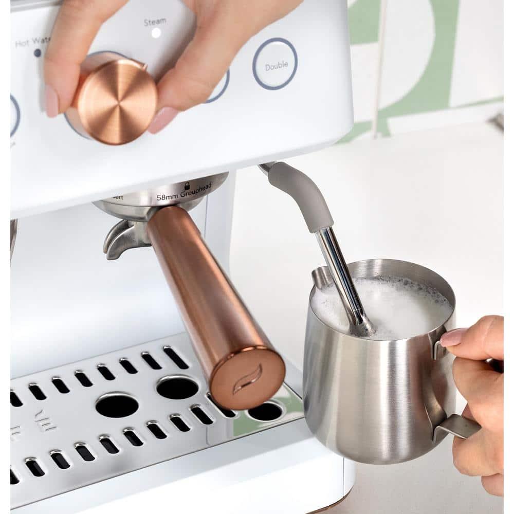 Café ™ Matte White Bellissimo Semi-Automatic Espresso Machine