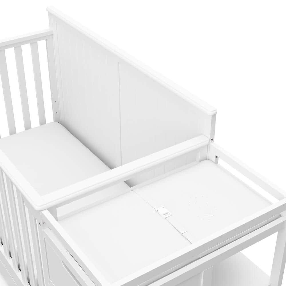 Graco Hadley 5-in-1 Convertible Crib and Changer with Storage