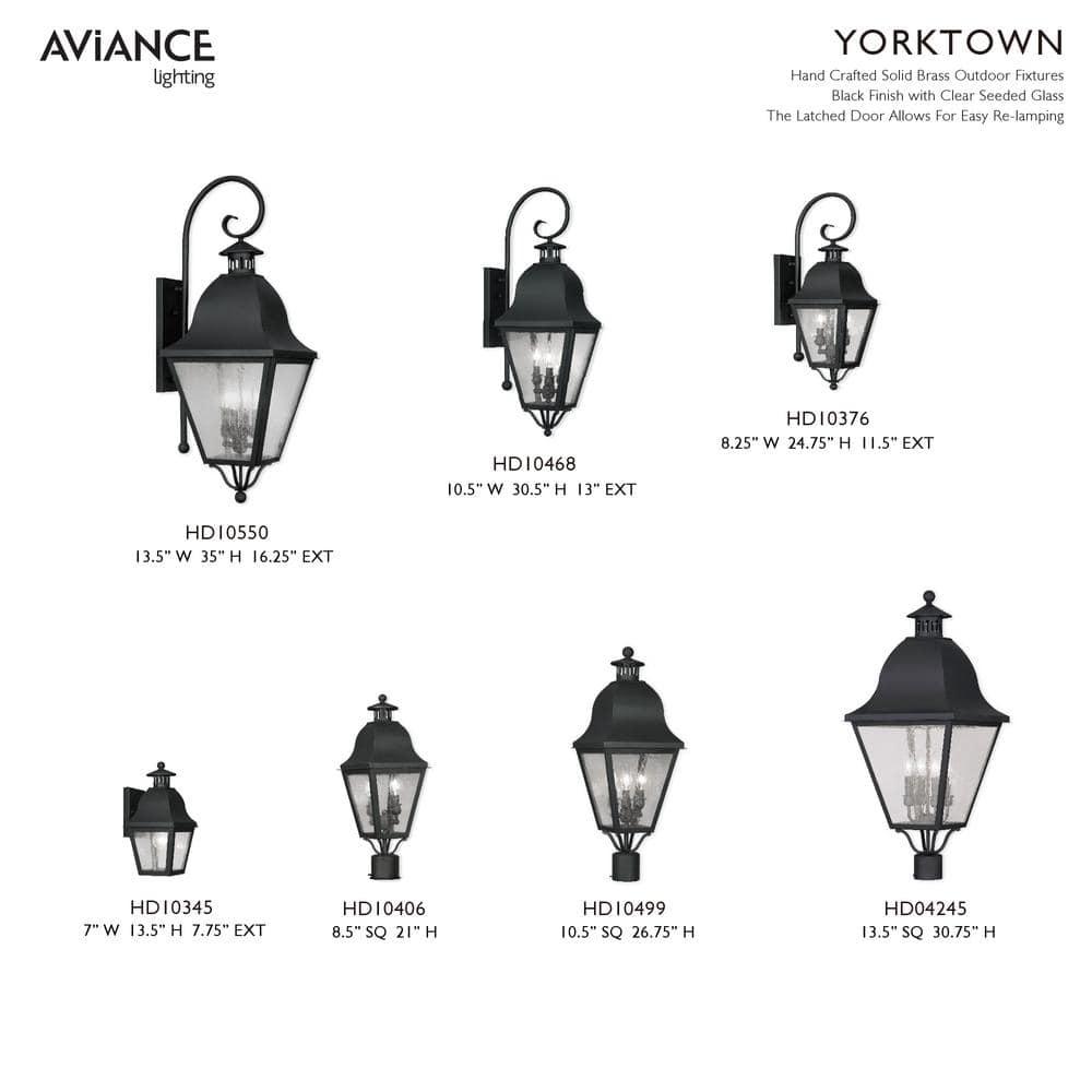 Livex Lighting Amwell 4 - Light Wall Light in  Black