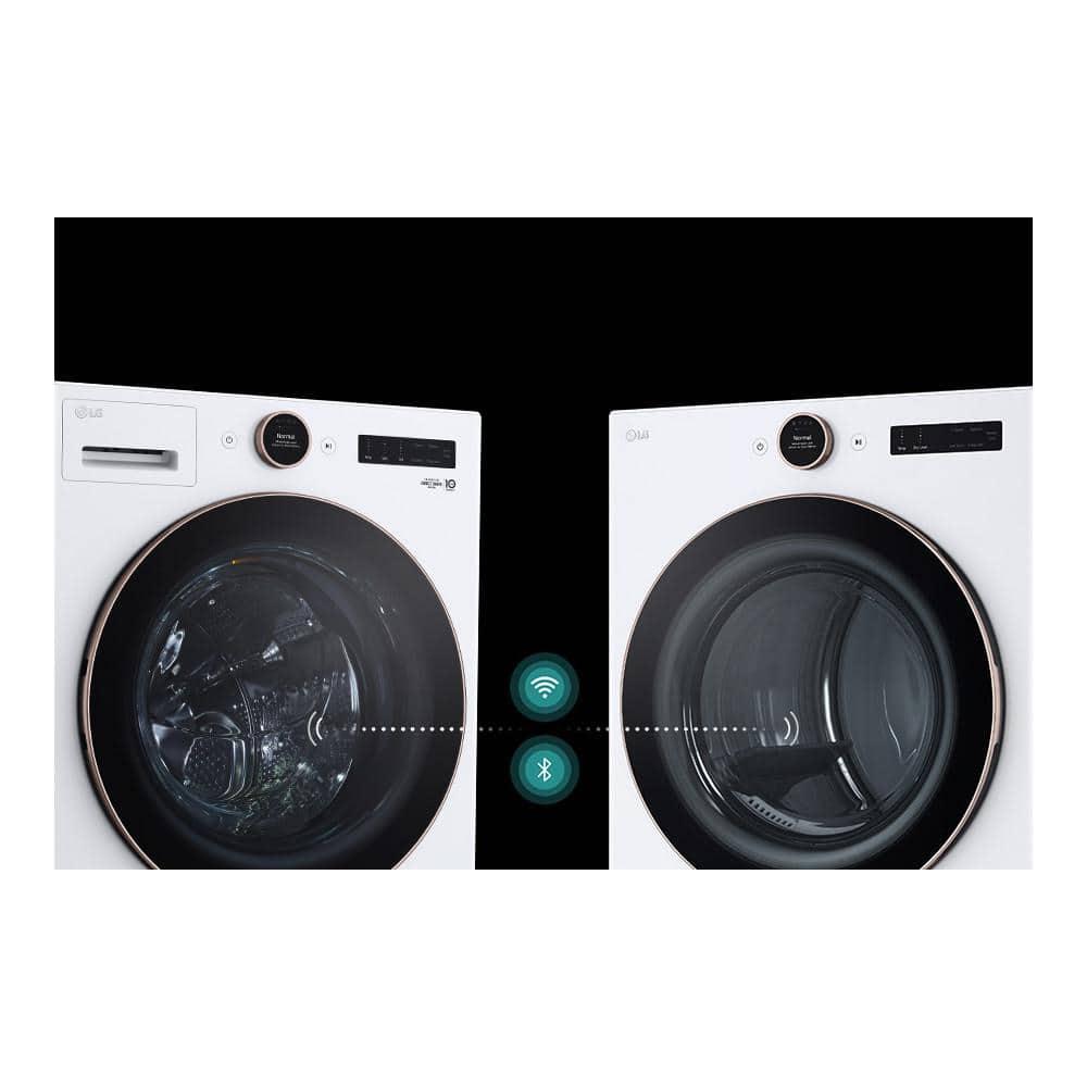 7.4 Cu. Ft. Smart Front Load Electric Dryer With Ai Sensor Dry & Turbosteam Technology