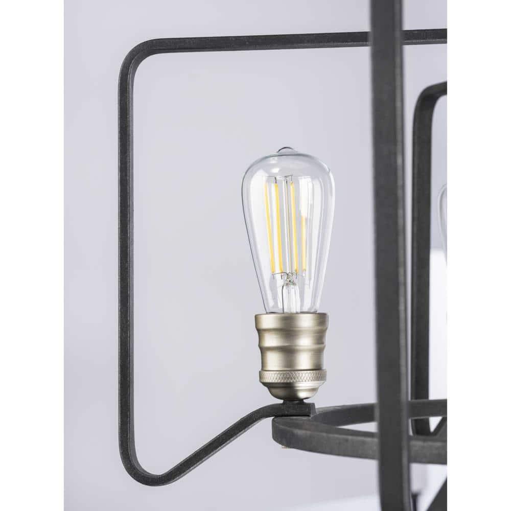 P400154-071-Progress Lighting-Foster - Chandeliers Light - 6 Light in Farmhouse style - 30 Inches wide by 14 Inches high -Traditional Installation