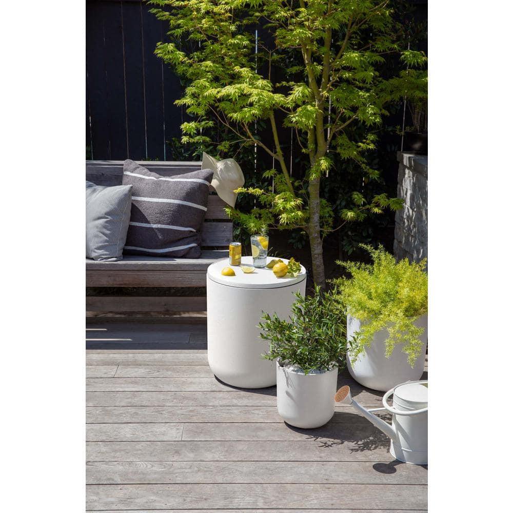 Veradek Kona Round Plastic Outdoor Side Table