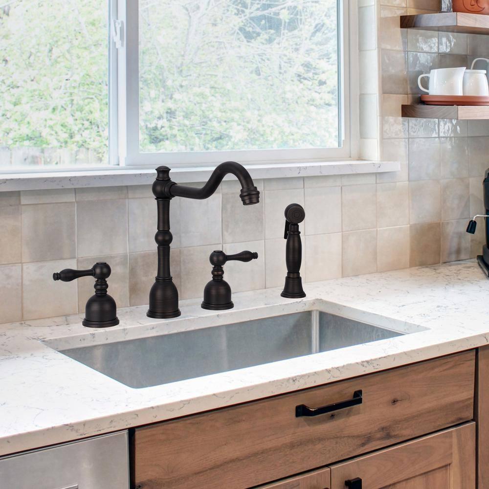 Akicon Kitchen Faucet with Side Spray