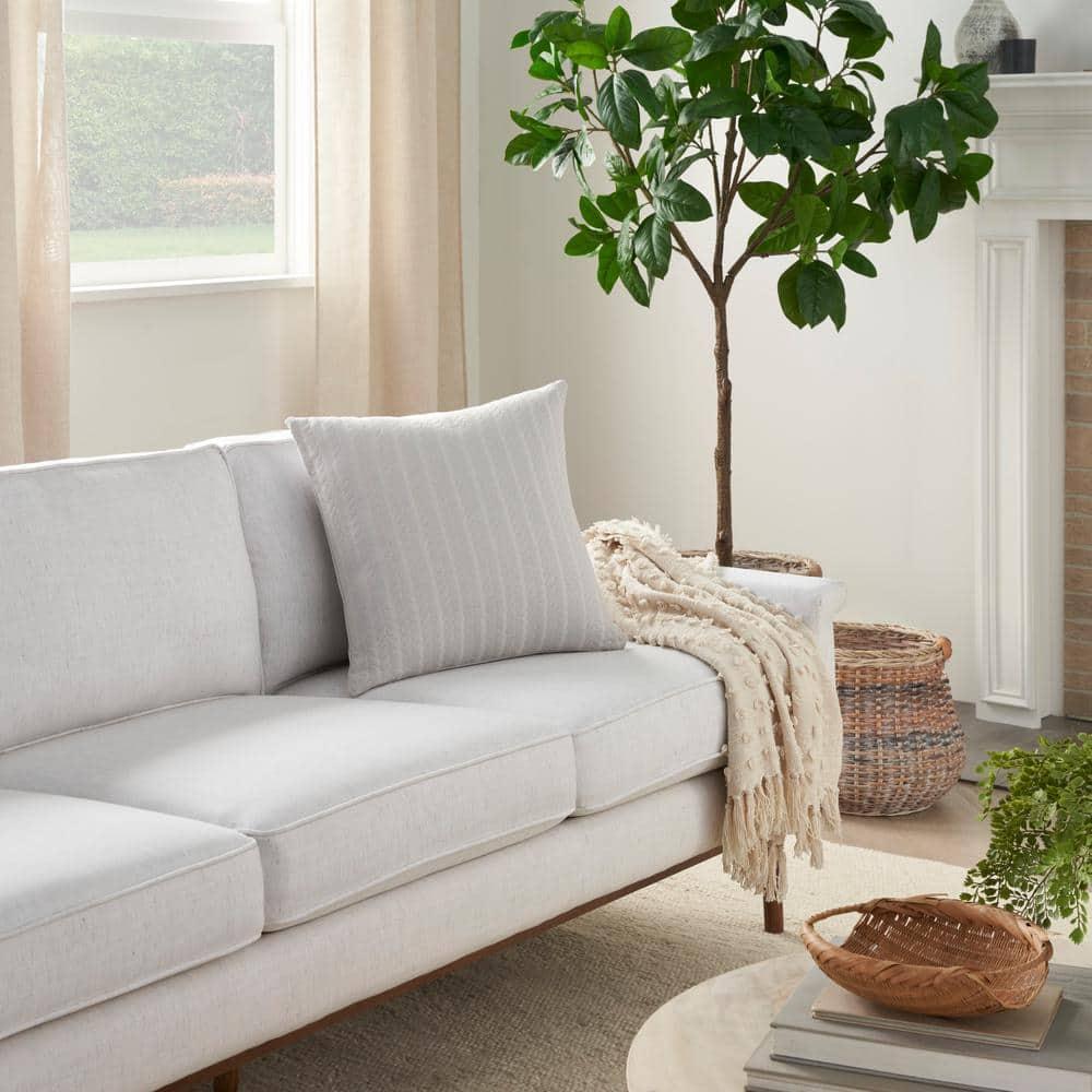 Mina Victory EE255-018018 Cotton Reversible Pillow Cover