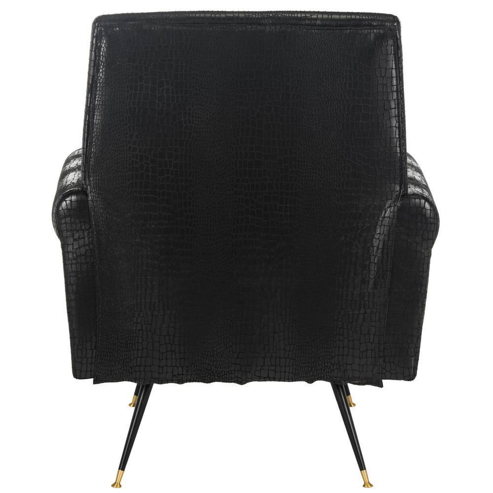 Mira Accent Chair - FOX6285 - Black - Safavieh