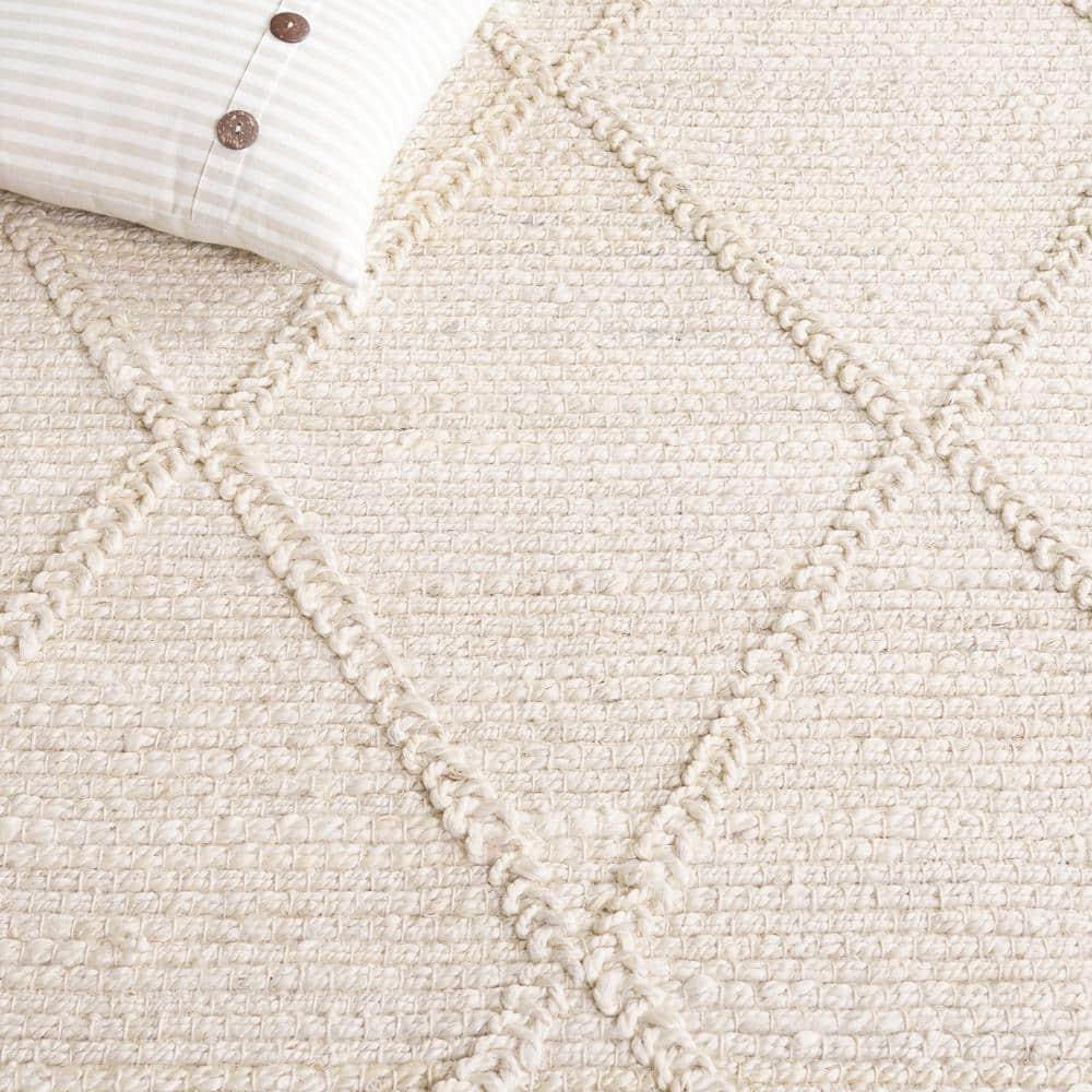 Glamour GLM660 Hand Tufted Indoor Area Rug - Ivory/Beige - 8'x10' - Safavieh