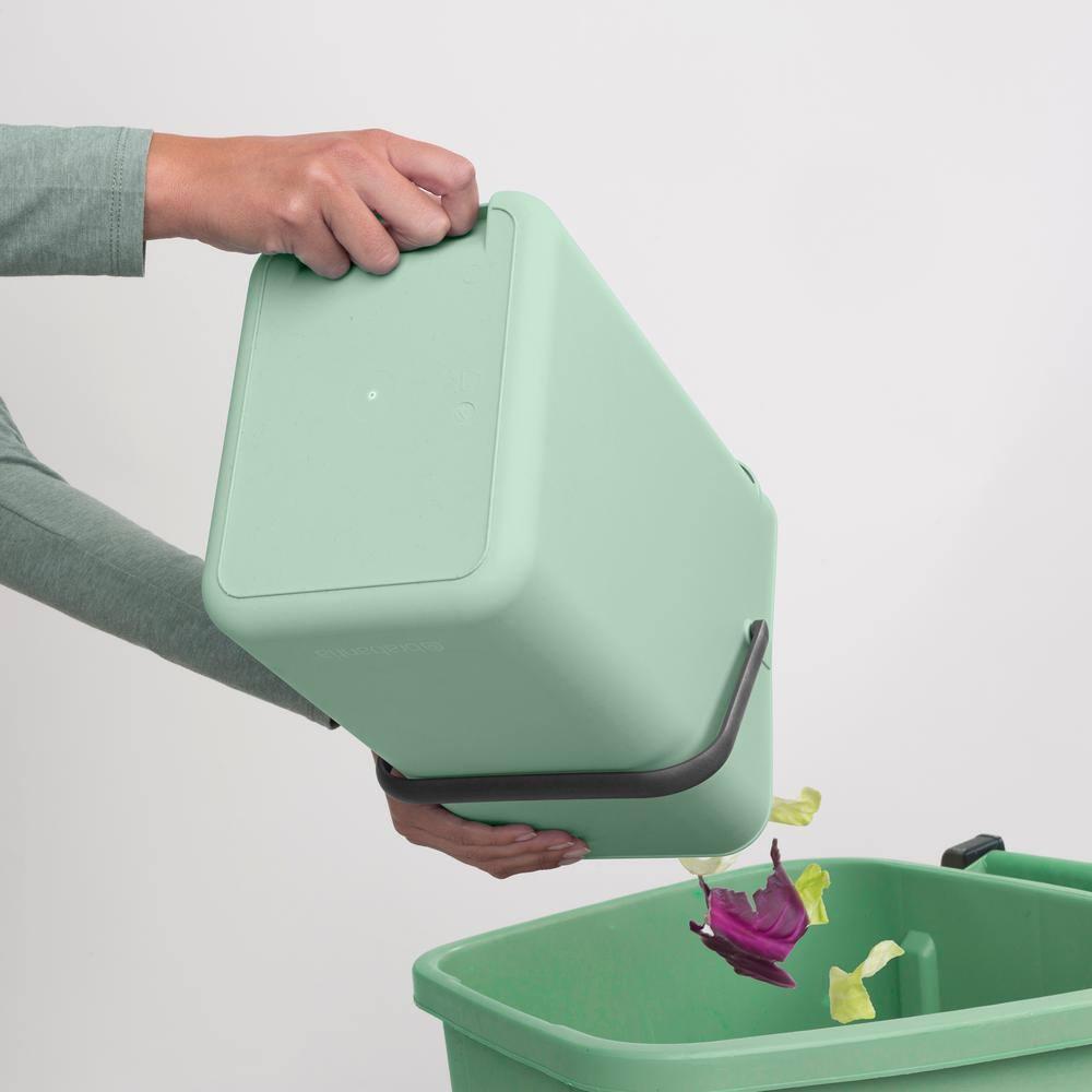 Brabantia Sort & Go Plastic Recycling Bin, 3.2 Gallon