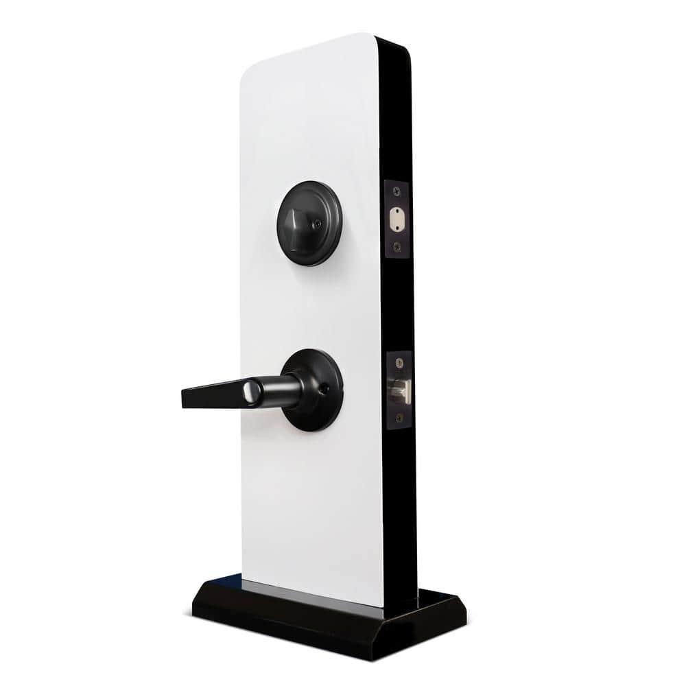 Complete Entry Lever Set with Single Cylinder Deadbolt