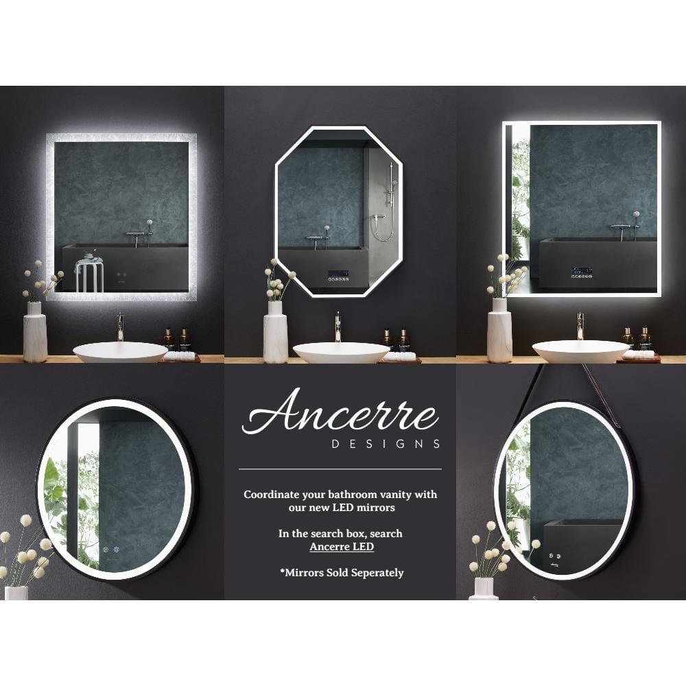Carrie 36'' Single Bathroom Vanity with Carrara Marble Top