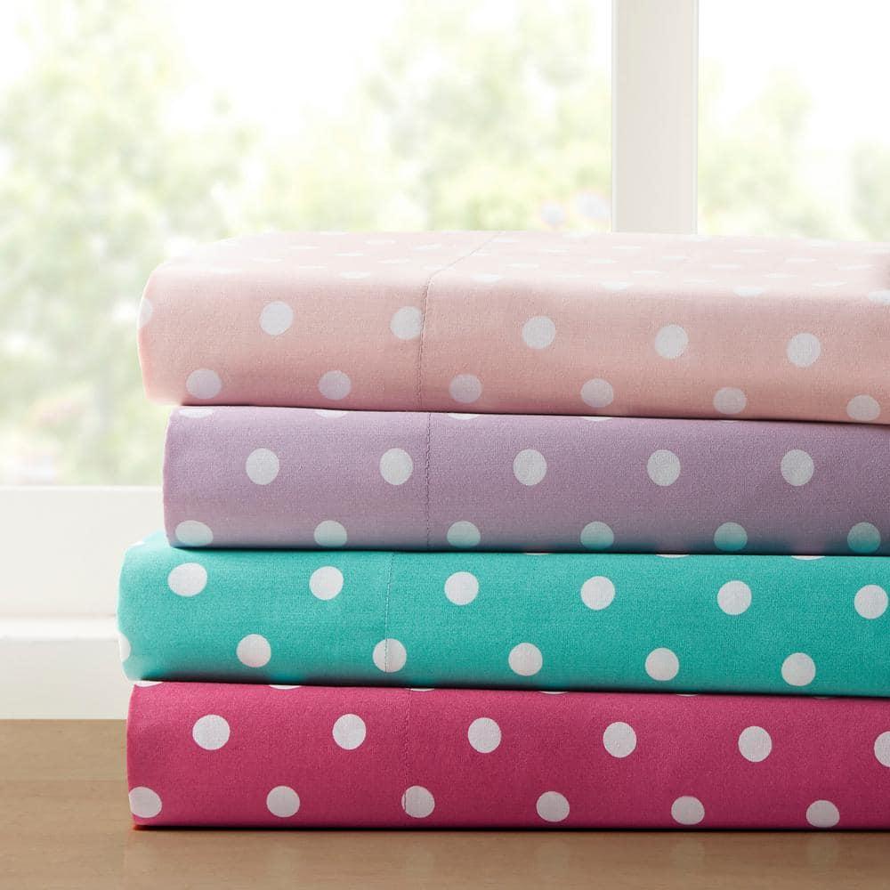 Intelligent Design Polka Dot Polka Dot Printed 100% Cotton Sheet Set