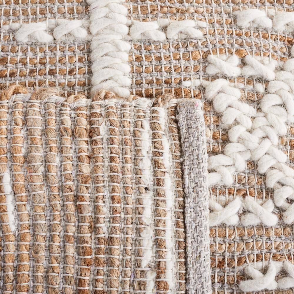 Natural Fiber NFB377 Hand Woven Area Rug - Natural/Ivory - 6'x6' - Safavieh.