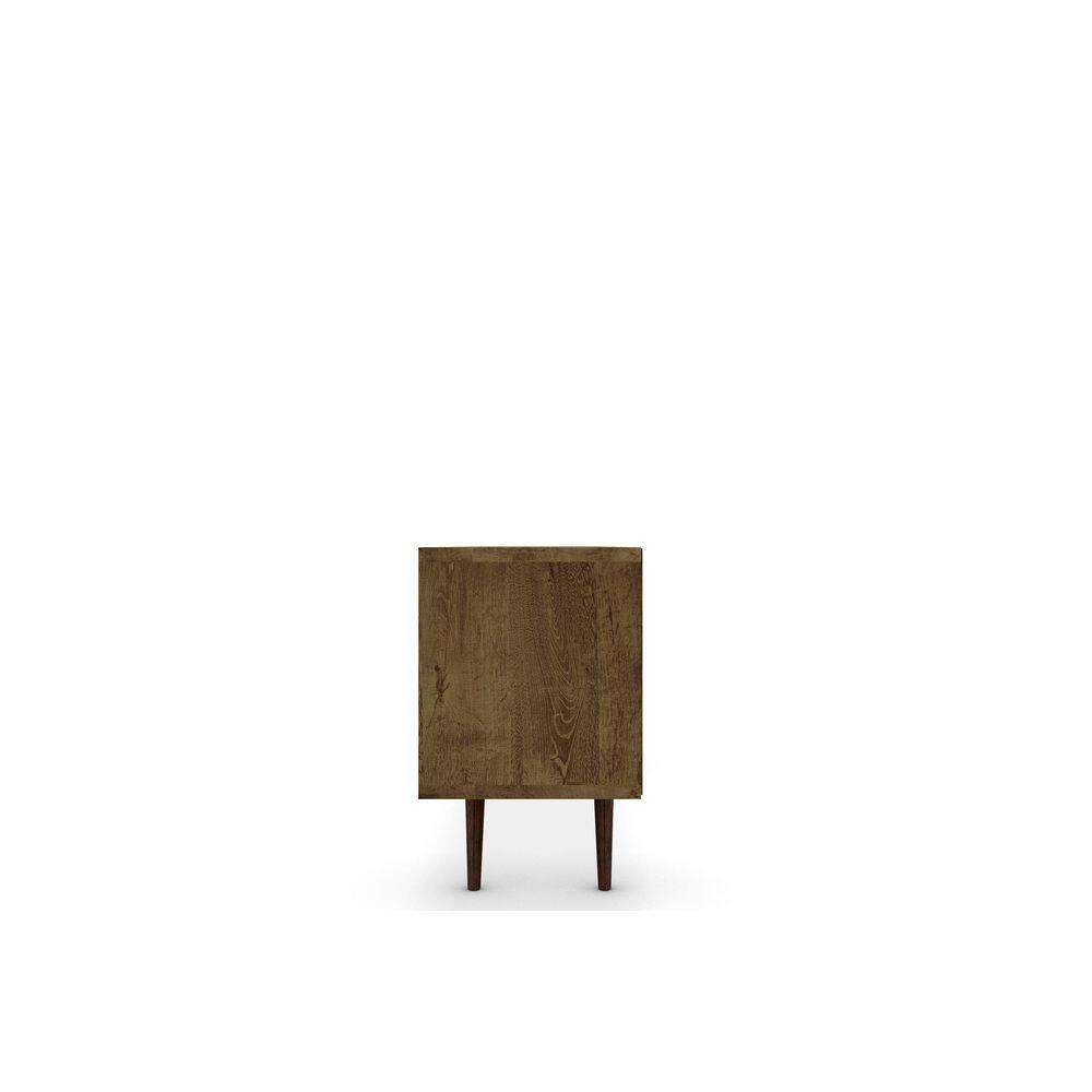 Manhattan Comfort Liberty 70.86 Inch Mid Century Modern Wood TV Stand with Legs