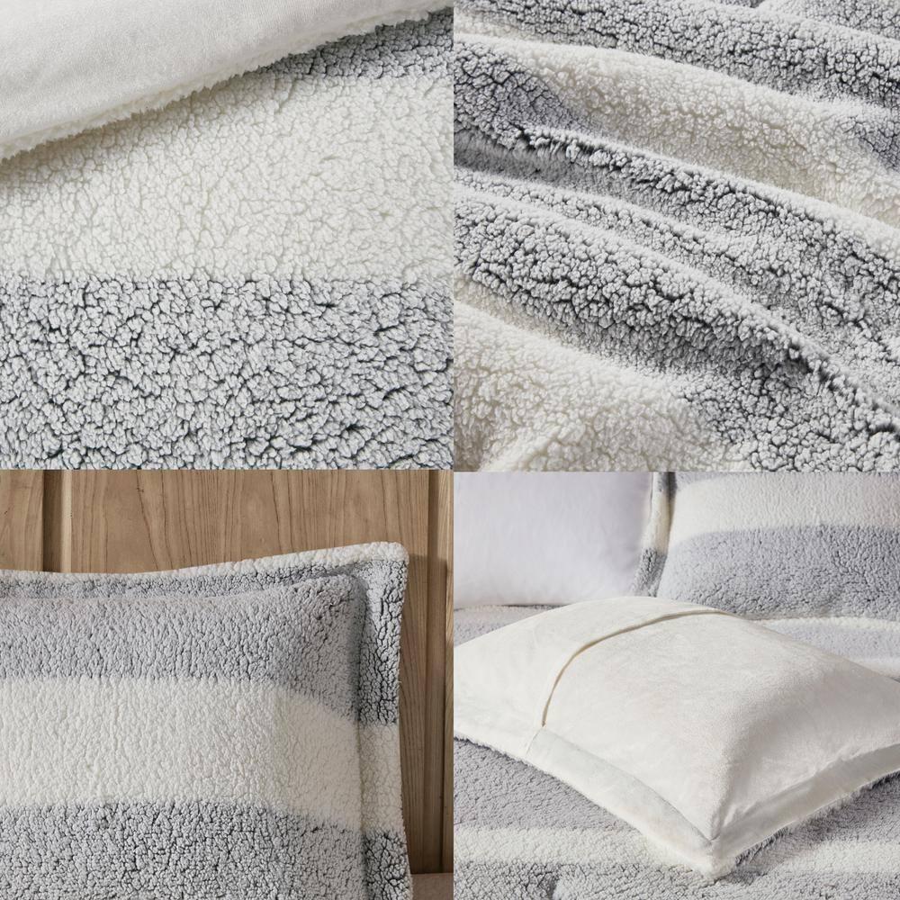 Madison Park Sherpa Comforter Set