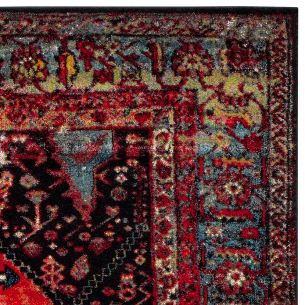 Vintage Hamadan VTH217 Power Loomed Indoor Area Rug - Orange/Multi - 8'x10' - Safavieh