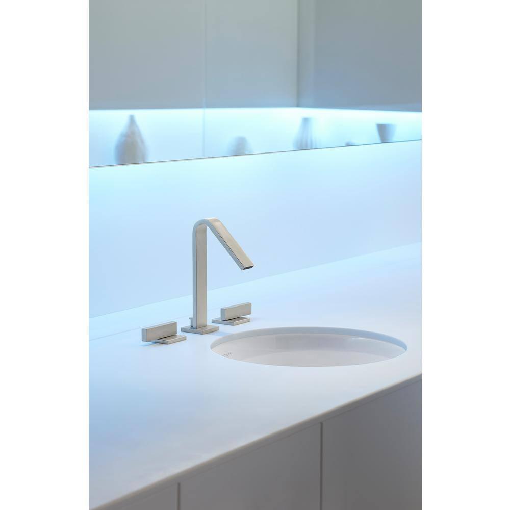 Verticyl Ceramic Vitreous China Circular Undermount Bathroom Sink with Overflow