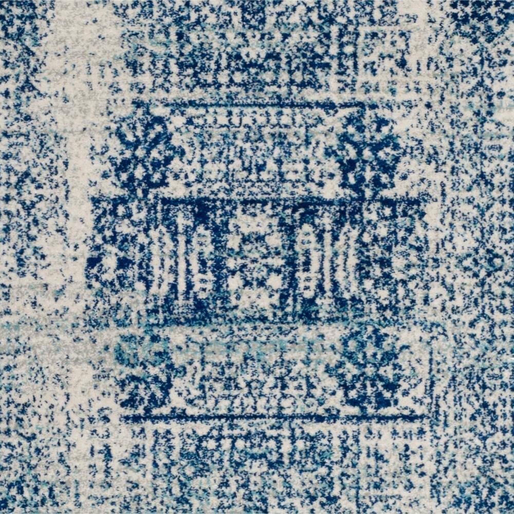 Evoke EVK260 Power Loomed Accent Rug - Ivory/Blue - 2'2"x5' - Safavieh.