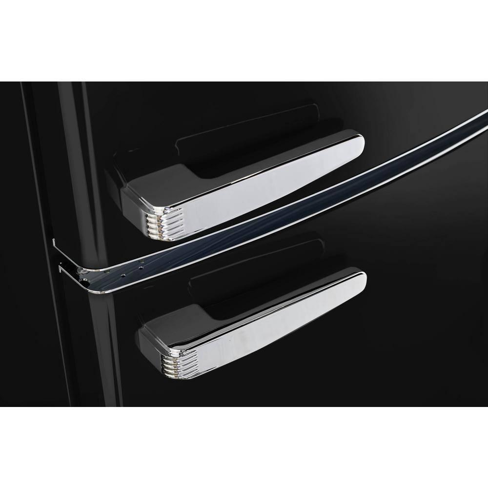 Unique Appliances Classic Retro 24 In 12 Cu.ft Bottom Mount Fridge Auto Defrost, Energy Star Certified, Counter Depth UGP-340L B AC