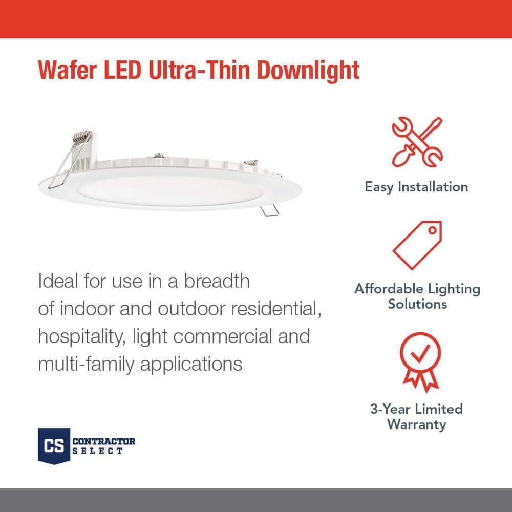 Juno WF4 SWW5 90CRI CP6 MW M2 4'' Tunable Color Temperature Dimmable LED Retrofit Recessed Lighting Kit
