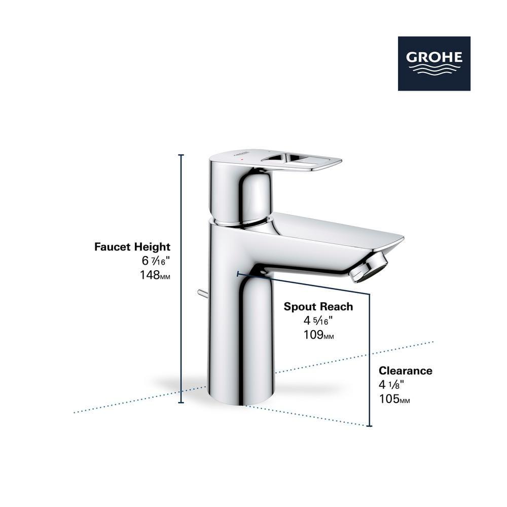 BauLoop Single Hole Bathroom Faucet