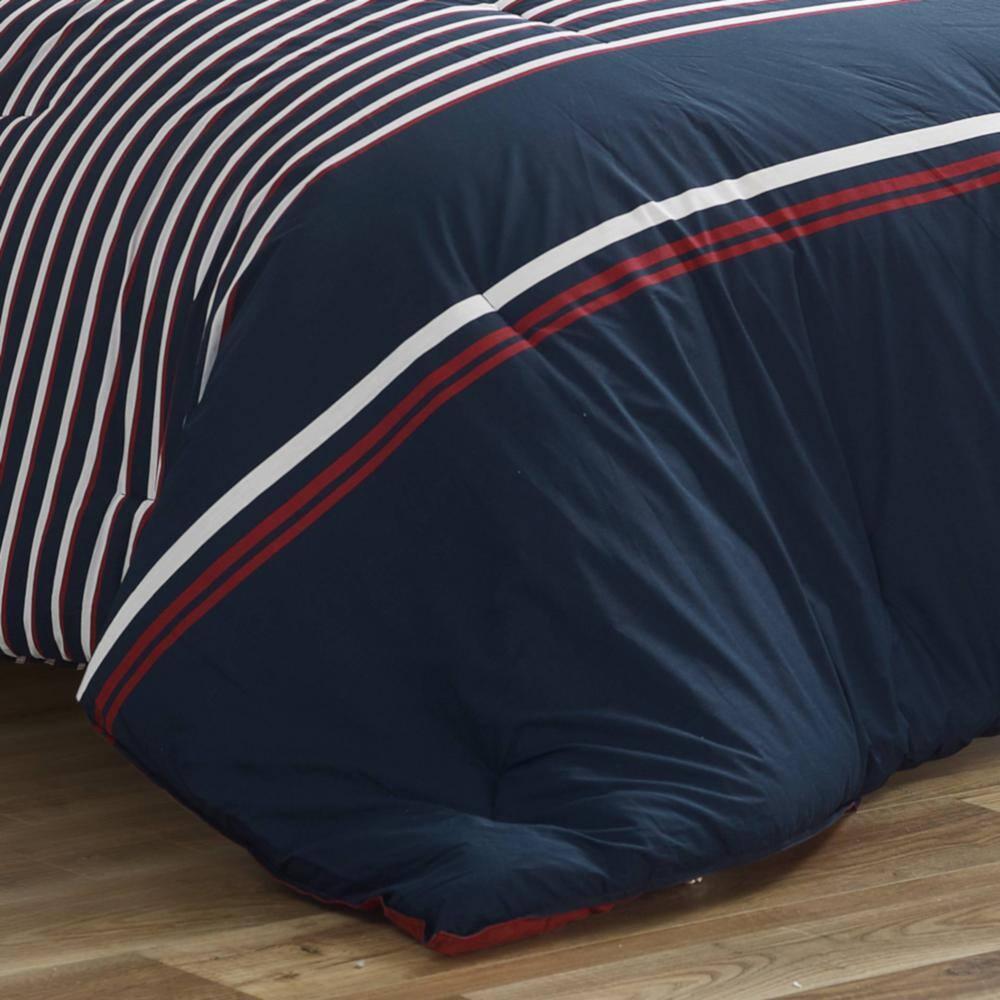 Nautica Mineola Cotton Navy Comforter Set