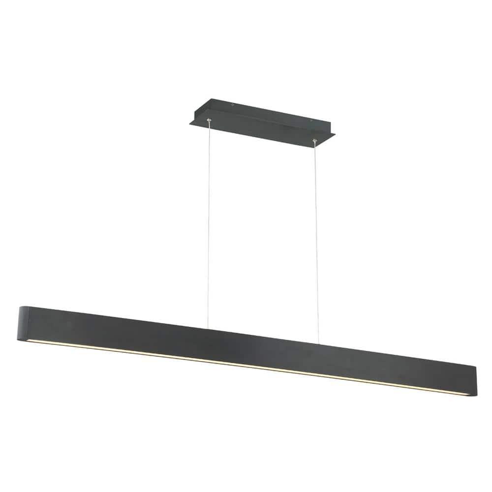 WAC Lighting Volo 54" LED 3000K Contemporary Aluminum Pendant in Black