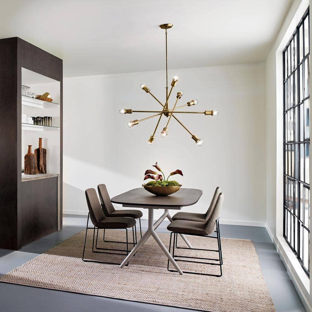 Kichler Lighting Armstrong 8 - Light Chandelier in  Natural Brass