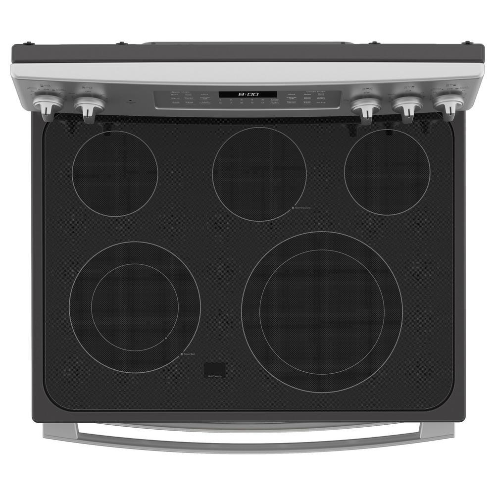 GE Appliances 30" 6.6 cu. ft. Freestanding Electric Range with 5 Elements and Convection Oven