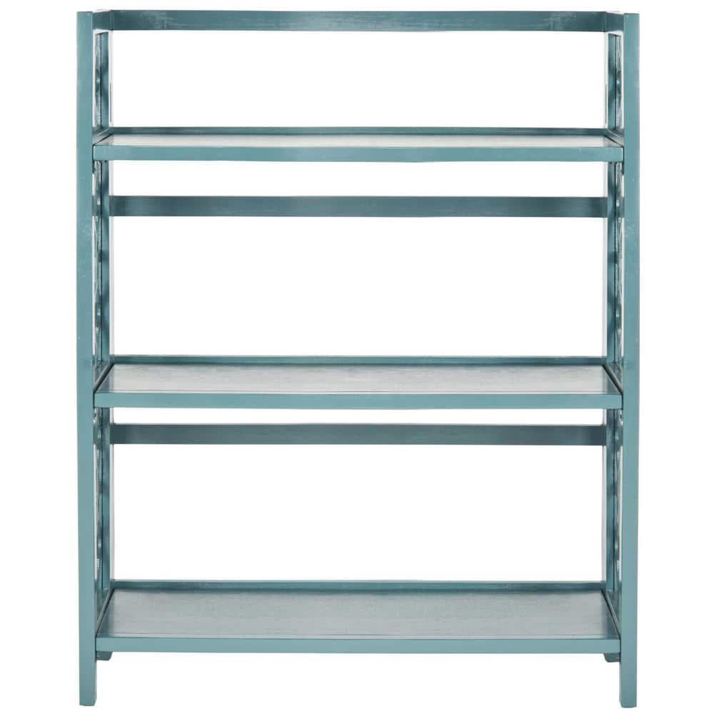 Natalie Small Bookcase - AMH6565 - Teal - Safavieh Couture