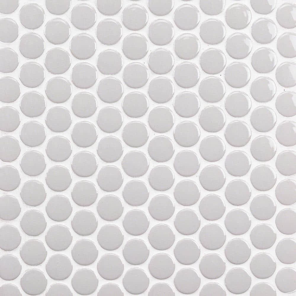 Zen 12.32'' W x 12.99'' L Ceramic Penny Round Mosaic Floor and Wall Tile (1.11 sq. ft./ each)