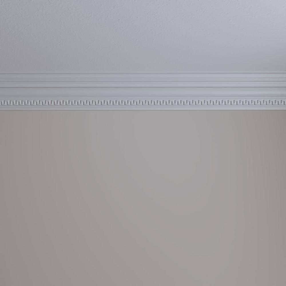 4 3/4"H x 3 3/8"P x 5 7/8"F x 94 1/2"L Nestor Crown Moulding