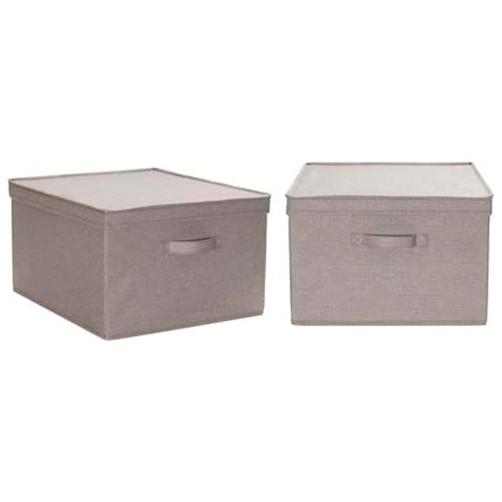 Household Essentials Fabric Bin (Set of 2)