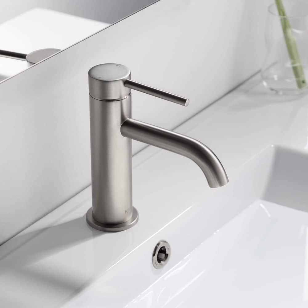 Circular Single-Hole Single-handle Bathroom Faucet
