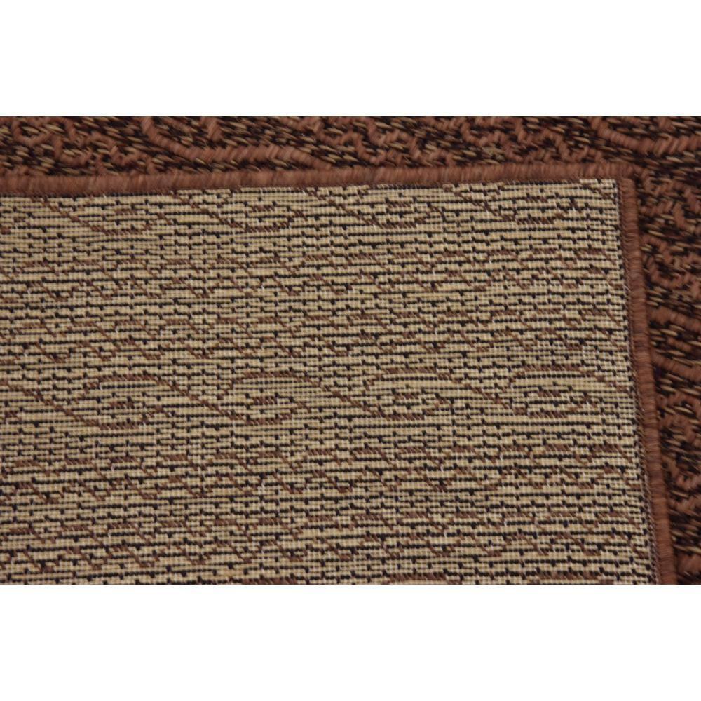 Unique Loom Outdoor Modern Collection Area Rug - Links (3' 3" x 5' 1" Rectangle Brown/Black)