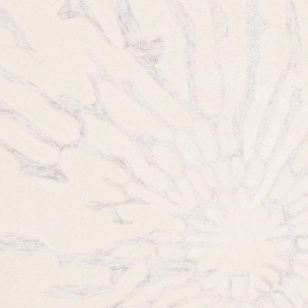 Bella BEL129 Hand Tufted Area Rug - Silver/Ivory - 4'x6' - Safavieh.