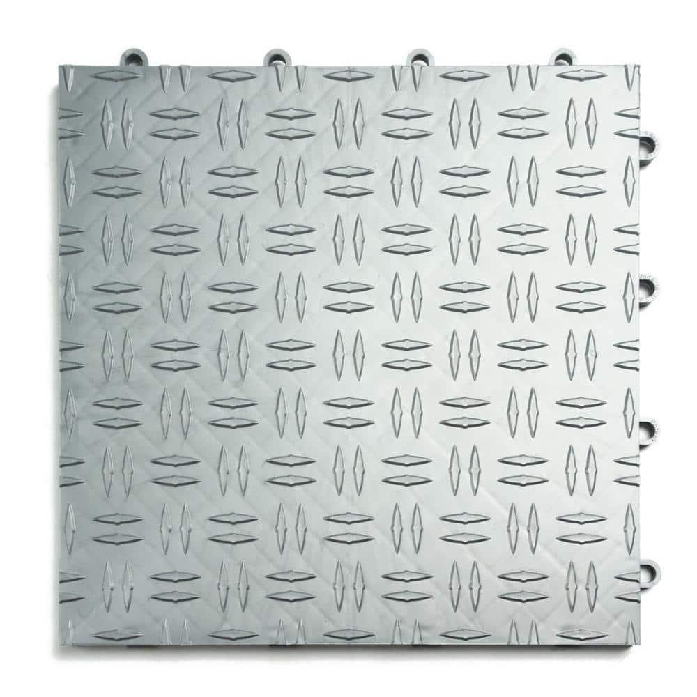 Diamond MotorDeck 12'' W x 12'' L Garage Flooring Tiles in Black